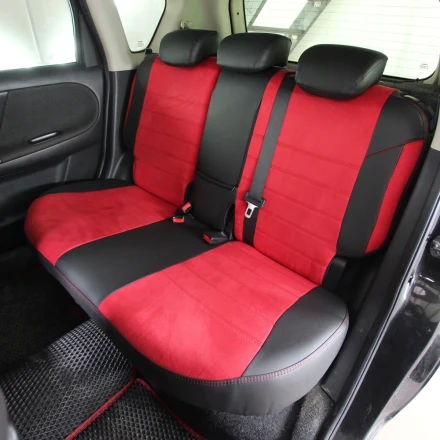 Чехлы на Nissan Note I (Ниссан Ноте 1) из экокожи и антары ELA2020 (P)