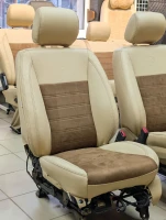 Чехлы на Mercedes-Benz M-class I (W163) ML  из экокожи и польской алькантары Comfort Plus 3