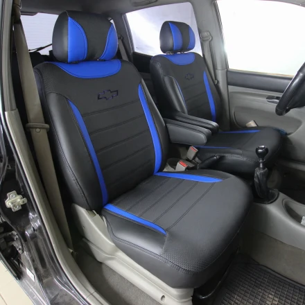 Чехлы на Chevrolet Tacuma I (Шевроле Такума 1) из экокожи и ткани ECl2020