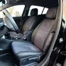 Чехлы на Renault Megane II из экокожи и антары EL2020P