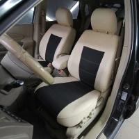 Чехлы на Hyundai Tucson I (Хюндай Туксон 1) из экокожи и ткани ECl