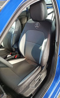 Чехлы на Skoda Kamiq из экокожи с перфорацией