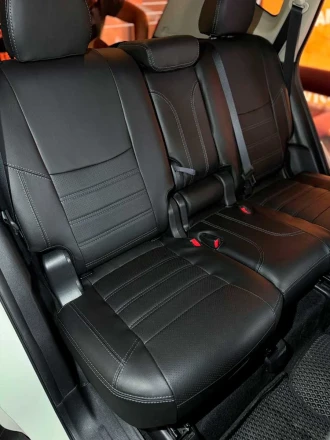 Чехлы на Nissan X-Trail T32 и Rogue (Ниссан Хтрейл Т32 и Рог) из экокожи Comfort Plus 3