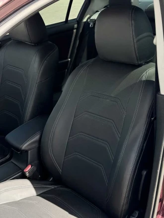 Чехлы на Mazda 3 BK (Мазда 3 БК) из экокожи Sport 3