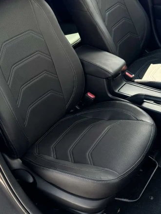 Чехлы на Mazda 3 BK (Мазда 3 БК) из экокожи Sport 3