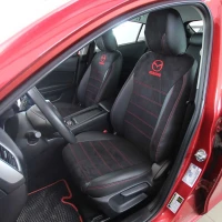 Чехлы на Mazda 3 BM Sport USA (Мазда 3 БM) из экокожи и антары ELA2020P