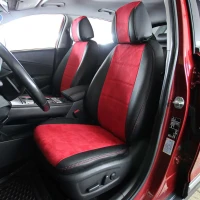 Чехлы на Hyundai Kona EV из экокожи и польской алькантары Antara