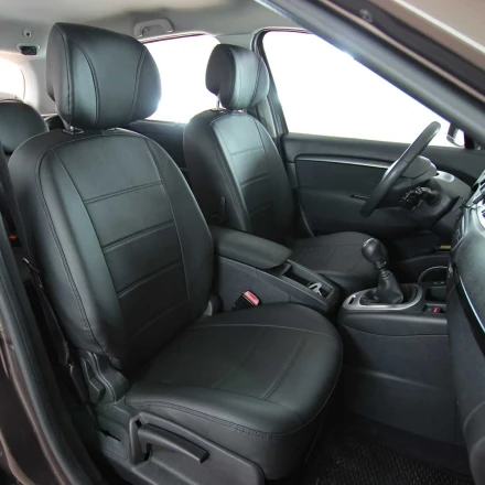 Чехлы на Renault Scenic III e из экокожи EG