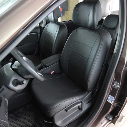 Чехлы на Renault Scenic III e из экокожи EG