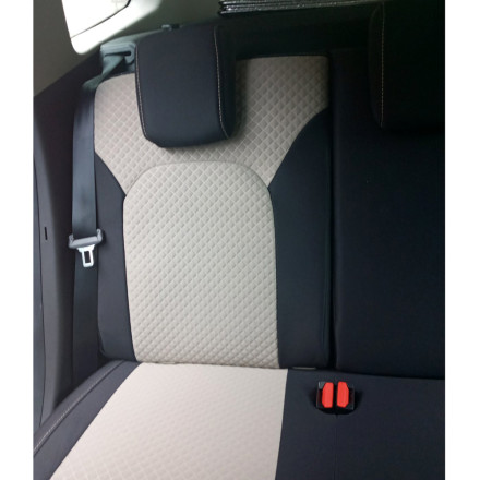 Чехлы на Renault Duster II (Рено Дастер 2) из ткани с тиснением