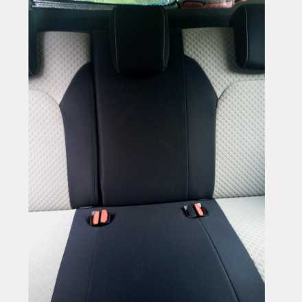 Чехлы на Renault Duster II (Рено Дастер 2) из ткани с тиснением