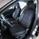 Чехлы на Mazda 3 BM (Мазда 3 БM) из экокожи и антары ELA2020P