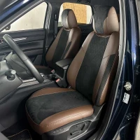 Чехлы на Mazda CX-5 KF из экокожи и антары ELA2020R