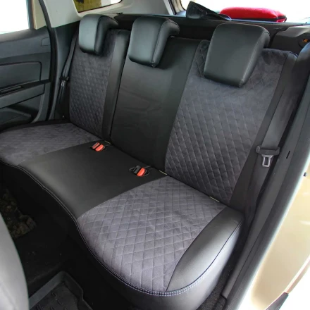 Чехлы на Renault Duster (Рено Дастер) из экокожи и антары Antara