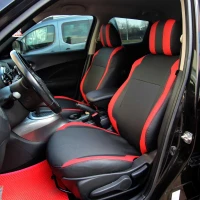 Чехлы на Nissan Juke (Нисан Жук) из экокожи и ткани VE Чехлы на Nissan Juke (Нисан Жук) из экокожи и ткани VE