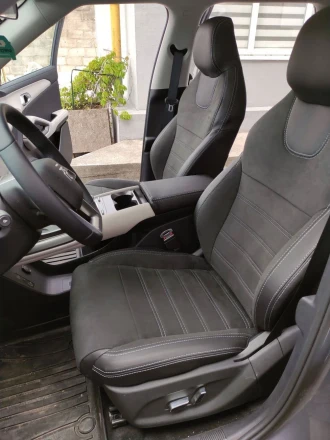 Чехлы на BYD Yuan UP (БИД Юань Ап) из экокожи и итальянской алькантары Sport 2