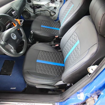Чехлы на Volkswagen Golf IV (Фольксваген Гольф 4) из экокожи Eco Sport