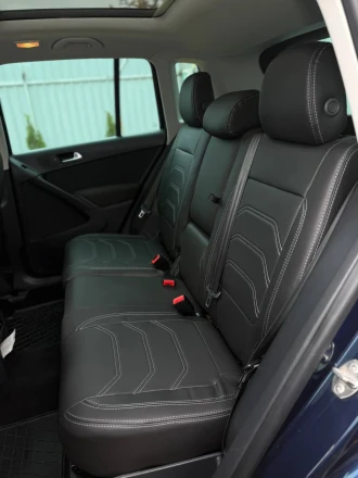 Чехлы на Volkswagen Tiguan I USA (Фольцваген Тигуан 1 США) из экокожи Comfort Plus 3