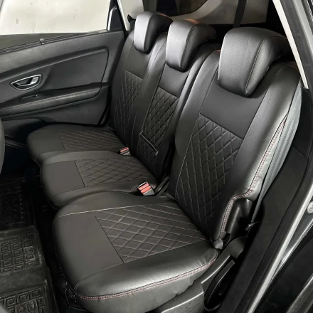 Авточехлы модельные на Renault Scenic IV из экокожи EP