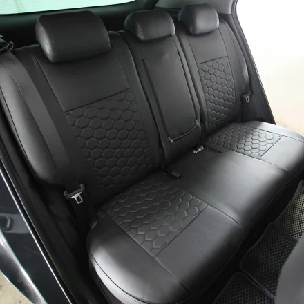 Чехлы на KIA Sportage NQ5  (КИА Спортейдж 5) из экокожи EP