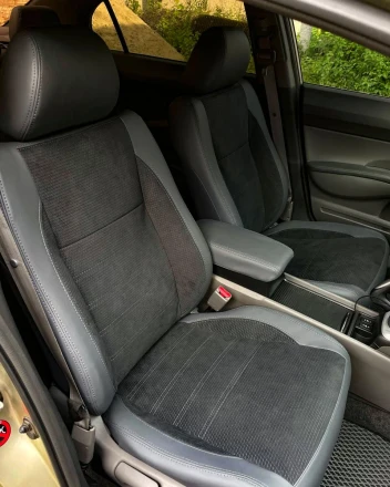 Чехлы на Honda Civic VIII (Хонда Цивик 8) из экокожи и алькантары Sport 3