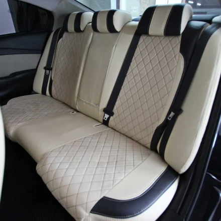 Чехлы на Mazda 6 GJ (Мазда 6) из экокожи и антары VPA