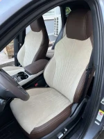 Чехлы на BYD Song Plus (БИД Сонг Плюс) из экокожи и алькантары Sport 3