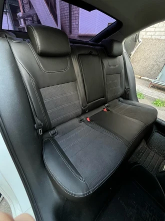 Чехлы на Skoda Octavia A7 (Шкода Октавия А7) из экокожи и итальянской алькантары Comfort Plus 2