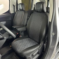 Чехлы на Citroen Berlingo III (Ситроен Берлинго 3) из экокожи и антары ромб Antara Чехлы на Citroen Berlingo III (Ситроен Берлинго 3) из экокожи и антары ромб Antara