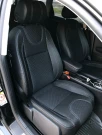 Чехлы на Audi A4 B7 (Ауди А4 Б7) из экокожи и ткани с тиснением Comfort 1