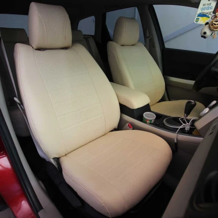 Чехлы на Mazda CX-7 (Мазда СХ7) из экокожи EL