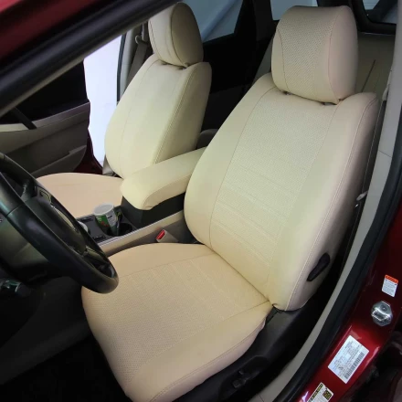 Чехлы на Mazda CX-7 (Мазда СХ7) из экокожи EL