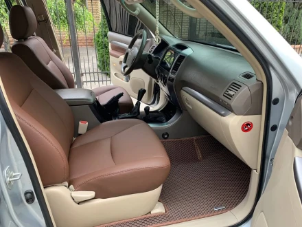 3D EVA коврики на Toyota Land Cruiser Prado 120 с бортами до 10 см