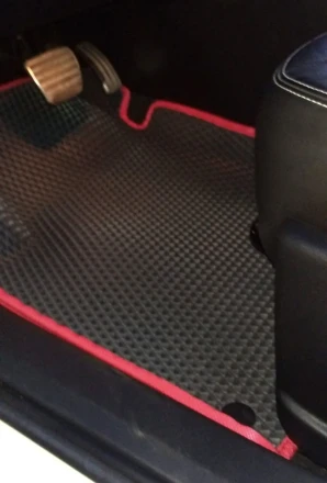 3D EVA коврики на Nissan Qashqai +2 (Ниссан Кашкай) с бортами