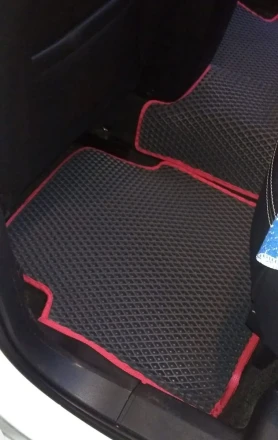 3D EVA коврики на Nissan Qashqai +2 (Ниссан Кашкай) с бортами