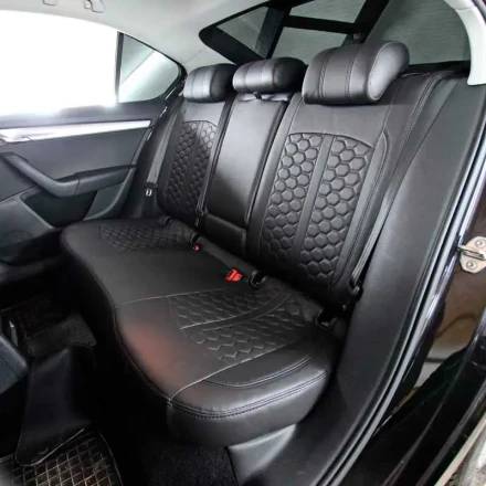 Чехлы на Skoda Octavia A7 из экокожи Eco Sport