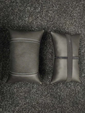 Подушка на подголовник из экокожи и алькантары TC пряма