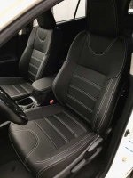 Чехлы на Toyota RAV4 CA40 (Тойота РАВ4) из экокожи Comfort 1