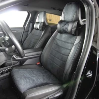 Чехлы на Renault Megane E-Tech Electric из экокожи и антары ELA2020P