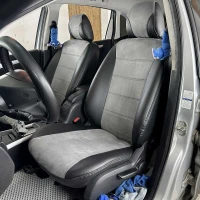 Чехлы на Mercedes B-Класс W245 из экокожи и польской алькантары ELA2020P