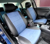 Чехлы на Renault Kangoo из экокожи и антары Antara