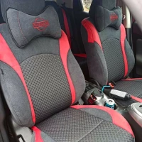 Чехлы на Nissan Juke из велюра антары и ткани