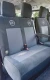 Чехлы на Fiat Scudo III 1+2 (Фиат Скудо 3) из велюра и ткани