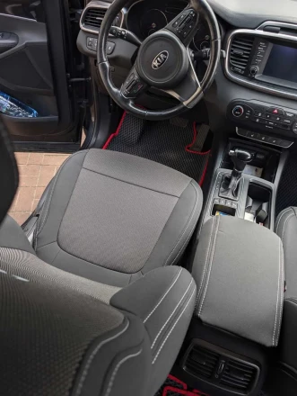 Чехлы на KIA Sorento III (КИА Соренто 3) из ткани