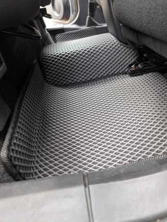 3D EVA коврики на Nissan Qashqai +2 (Ниссан Кашкай +2) с бортами до 10 см