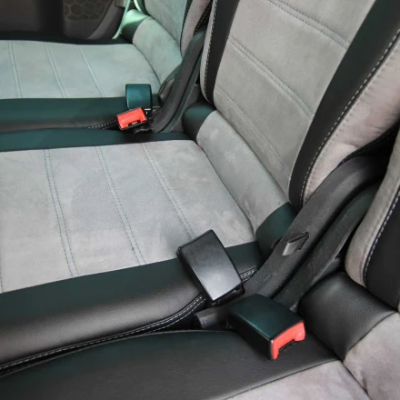 Чехлы на Volkswagen Touran I из экокожи и антары Eco Lazer+Antara 2020 (P)