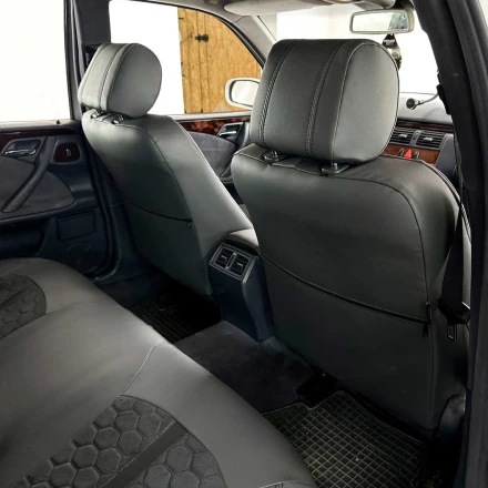 Чехлы на Mercedes E-Class W210, S210 из экокожи и польской алькантары ES