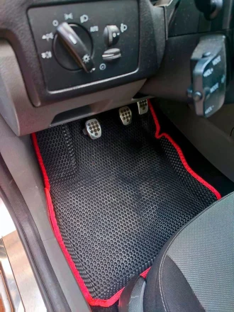 3D EVA коврики на Ford Focus 2 (Форд Фокус) сота с бортами до 5 см