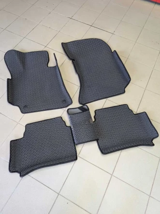 3D EVA коврики на Mercedes-Benz W212 с бортами до 5 см (Мерседес 212) капля