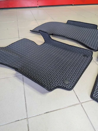 3D EVA коврики на Mercedes-Benz W212 с бортами до 5 см (Мерседес 212) капля